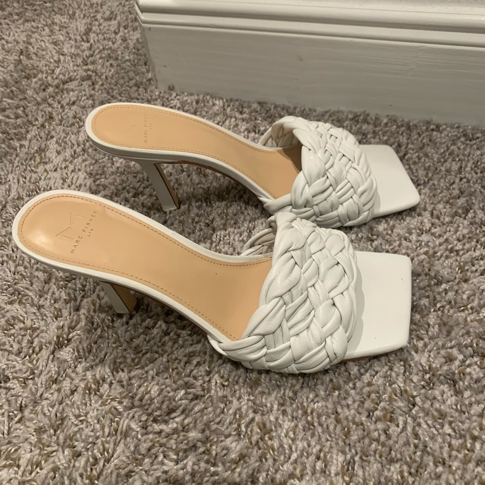 Marc Fisher Draya Square Toe Slides - image 2